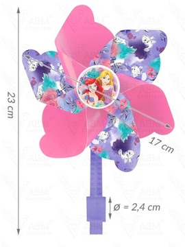 WIATRACZEK WIATRAK ROWER HULAJNOGA PRINCESS ARIEL