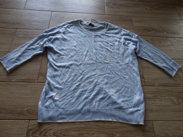 F&F SWETER SWETEREK SERDUSZKA RĘKAW 3/4 L