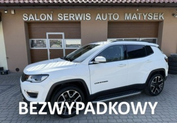 Jeep Compass II SUV 1.4 MultiAir 140KM 2018 Jeep Compass 1,4 140KM Klimatronik Navi Kamera 1Wlasciciel 1.4 Benzyna