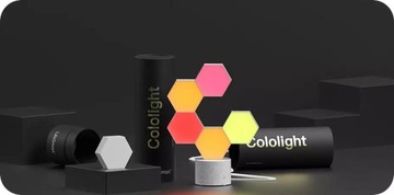 Стартовый комплект Cololight Hexagon Pro, осветительная панель, 6 панелей, контроллер