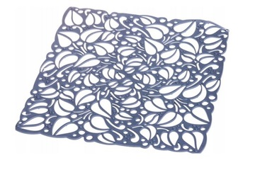 Решетка для мойки 27,5 х 27,5 см серая