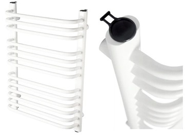 GRZEJNIK ŁAZIENKOWY DRABINKA 550x1580 BIAŁY 1130W