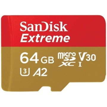 Karta SanDisk Extreme Micro SDXC 64 GB U3 A2 V30