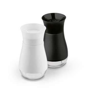 CHLEBAK Czarny DESKA + 2 przyprawnik SÓL PIEPRZ Tadar Iconic 34 x 18 x 12,5