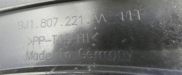 NÁRAZNÍK PŘEDNÍ PORSCHE TAYCAN 9J FACELIFT PO 2024 9J1807221AA