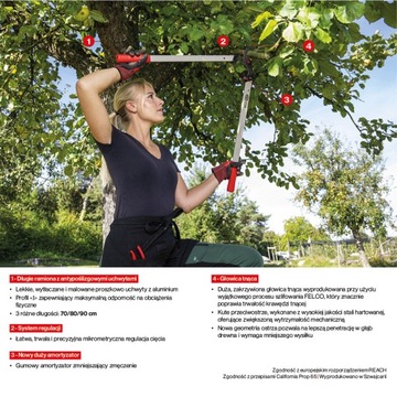 ДВУРУЧНЫЙ ПРАКТОР FELCO 221 ШВЕЙЦАРСКИЙ 80 СМ