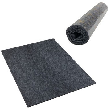 Фетровый коврик самоклеящийся, гасящий хруст пластика, 75х100х1см.
