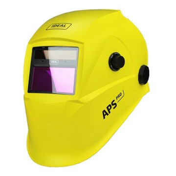 АВТОМАТИЧЕСКАЯ СВАРОЧНАЯ КАСКА APS-510G YELLOW MAT PRO TRUE COLOR IDEAL