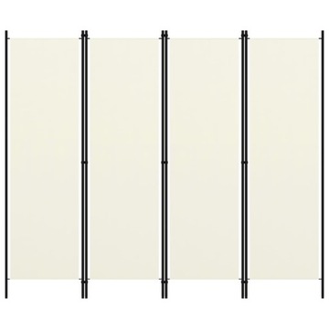 PARAWAN POKOJOWY DEKORACYJNY ŚCIANKA ZASŁONA KREMOWY 200x180 cm