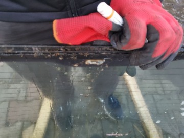 ЗАДНЕЕ СТЕКЛО TOYOTA AVENSIS T25 HB