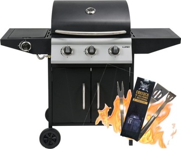 Садовый газовый гриль с 4 конфорками 12,8 кВт - Лунд