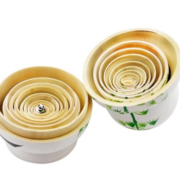 ПАНДА животное Матрешка Бабушка 10в1 15см