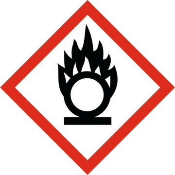 Tabliczka GHS Produkt utleniający 10x10cm PCV1mm