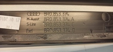 AUDI Q5 LIŠTA PRAHU S-LINE KOMPLET 8R0853376C 8R0853375C