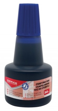 Tusz do pieczątek standardowy Office Products 30 ml niebieski