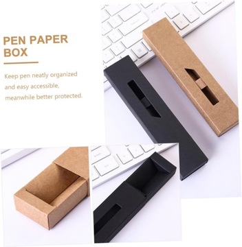 Коробка из 20 пеналов с бумажным ящиком для ручек для ювелирных изделий