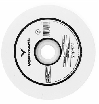 ŚCIERNICA DO SZLIFIERKI STOŁOWEJ BIAŁA 125x16x20 G60 TARCZA KAMIEŃ 125MM