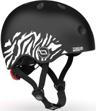 SCOOTANDRIDE Шлем для детей 1-5 лет XXS-S Зебра