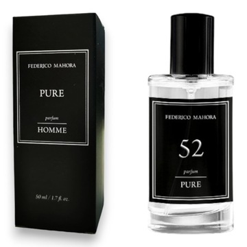 Perfumy Męskie PURE 52 50 ml FM World Federico Mahora Mocne Trwałe Perfumy