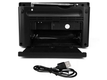 ПОРТАТИВНЫЙ РАДИО РАДИО USB/МИКРО SD ФОНАРИК