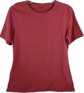 INTIMISSIMI BLUZKA KLASYCZNY T-SHIRT BAWEŁNA SUPIMA RÓŻ CZEREŚNIOWY L/40
