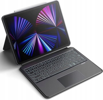 ETUI Z KLAWIATURĄ DO IPAD PRO 12.9 DRACOOL SZARE