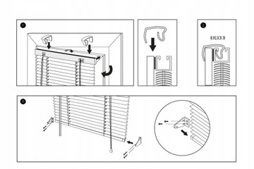 Внутренние горизонтальные алюминиевые жалюзи 25 мм на окно/дверь 80х220 см БЕЛЫЕ