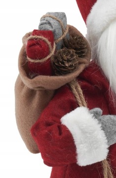 БОЛЬШОЙ СТОЯЩИЙ РОЖДЕСТВЕНСКИЙ САНТА, 41 см