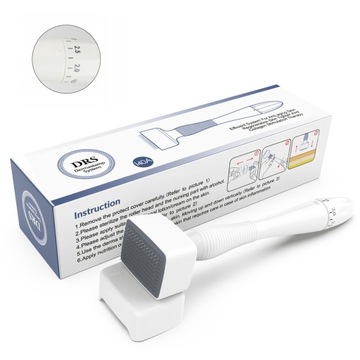 DERMA STEMPEL Z REGULACJĄ DŁUGOŚCI IGIEŁ 0mm-3.0mm mezo roller terapia igło