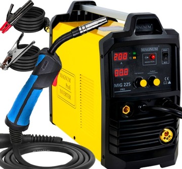 SPAWARKA INWERTOROWA MIGOMAT PÓŁAUTOMAT MAGNUM MIG 225 PRO 70% 230V 200A