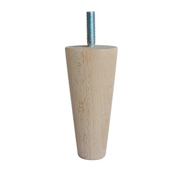 Noga nóżka drewniana stożkowa toczona H-10cm
