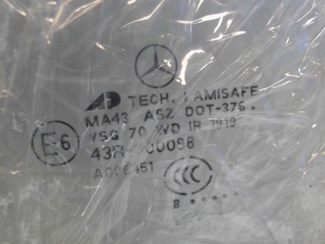 MERCEDES ML W164 SKLO (OKNO) DVEŘE PRAVÝ PŘEDNÍ