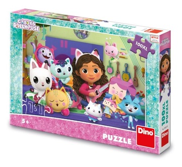 Koci Domek Gabi Puzzle maxi XXL Orkiestra przyjaciół 100 elementów 5+