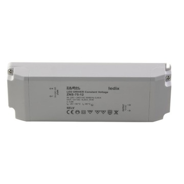 Zasilacz LED 12 V DC / 75 W ZNS-75-12