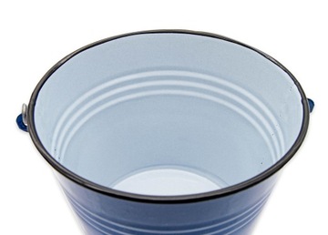 Эмалированное ведро, традиционное пищевое ведро, 28 см.