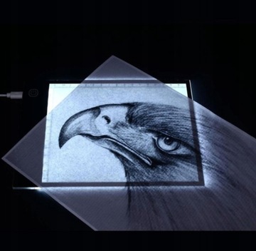 Tablica do Rysowania Deska Kreślarska Kalka A4 LED