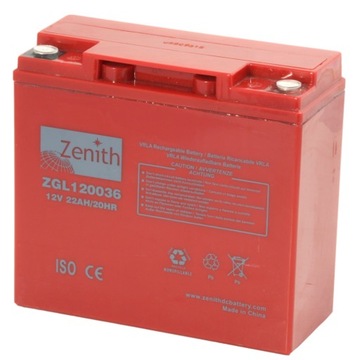 AKUMULATOR AGM VRLA 12V 22Ah ALARM UPS ZASILANIE