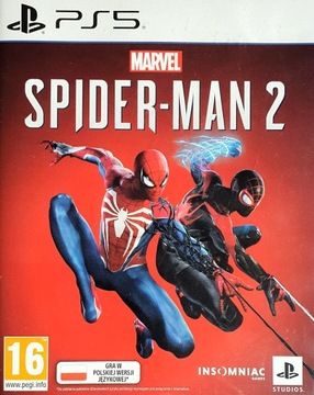 MARVEL SPIDER-MAN 2 SPIDERMAN 2 PL PLAYSTATION 5 PS5 MULTIGAMES