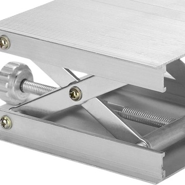Stół podnośny ze stopu aluminium 60 kg Wytrzymały, praktyczny, solidny podnośnik laboratoryjny