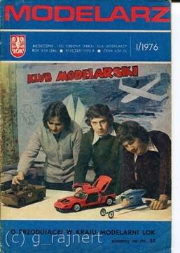Modelarz 1/1976 Mercedes Simplex,Priboj,Sojuz-Apol