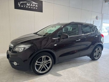 Opel Mokka I SUV 1.4 Turbo ECOTEC 140KM 2014 Opel Mokka 1.4 Turbo 140KM Benzyna LPG Cosmo Serwis Bezwypadkowy Bogata o