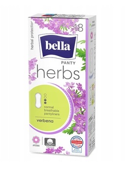 BELLA PANTY HERBS Oddychające z WERBENĄ 18szt