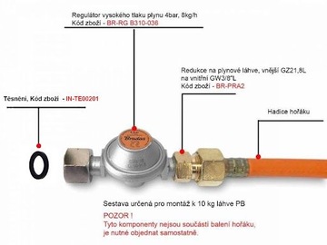 ГАЗОВАЯ ГОРЕЛКА ДЛЯ ВЕРЕВКИ RQ120 ОДНА насадка/