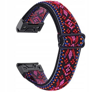 Pasek uyt) do Garmin 20mm tkanina wielokolorowy