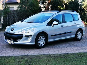 Peugeot 308 I Kombi 1.4 16v 98KM 2010 PEUGEOT 308 SW 1.4i 2010-KLIMA 2 KMPL KÓŁ WAŻNE OPŁATY! FAKTURA MARŻA!