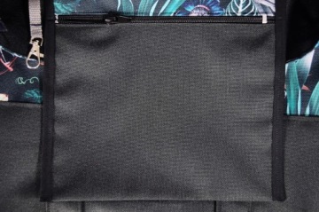 СУМКА-ШОППЕР НА МОЛНИИ ЧЕРНАЯ COOLFLAMINGO