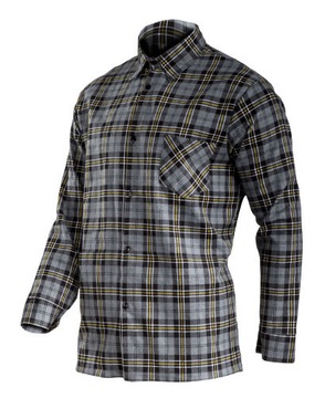 KOSZULA FLANELOWA SZARA, 170G/M2, 