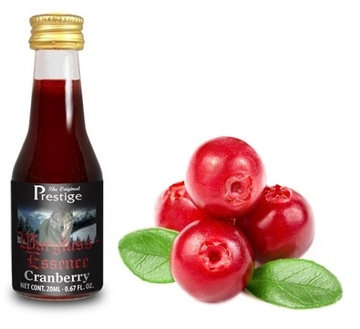 ZAPRAWKA do alkoholu ESENCJA ŻURAWINA cranberry