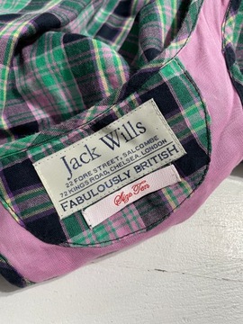 66 kolorowa letnia upały krata zielona Jack Wills M bawełna kieszonki
