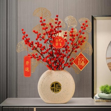 Настольная ваза из глиняной банки в стиле ретро